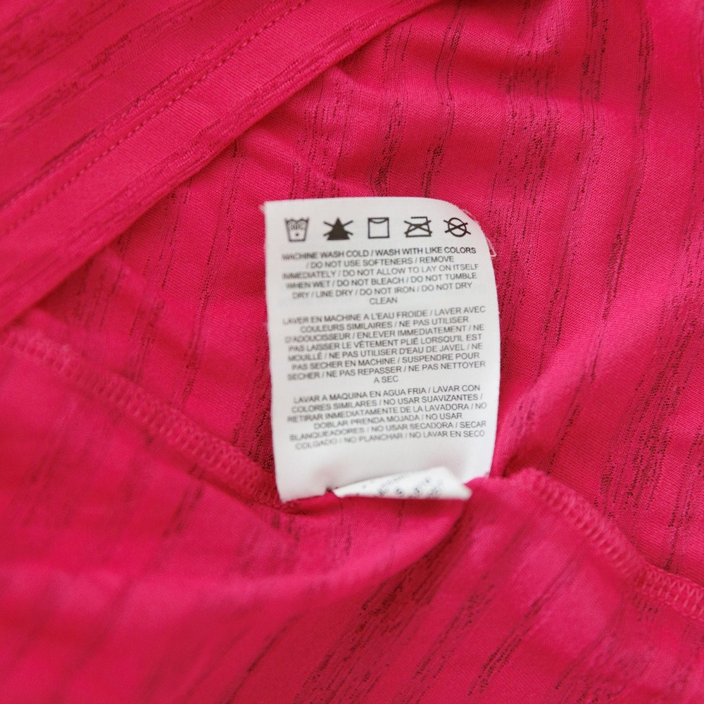 Nike Dri-FIT Womens Pink Striped Racerback Running Tank Top Small - Picture 7 of 7